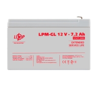 Gel battery LPM-GL 12V - 7.2 Ah