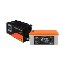 Комплект резервного живлення LP(LogicPower) ДБЖ + літієва (LiFePO4) батарея (UPS W4500 + АКБ LiFePO4 5888W)