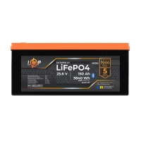 LP LiFePO4 Battery 25.6V - 150 Ah (3840Wh) (BMS 150A/75A) Plastic Smart BT