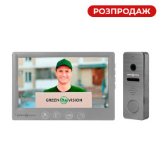 Комплект відеодомофону GreenVision GV-002-GV-058+GV-005