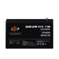 AGM Battery LPM 12V - 7 Ah