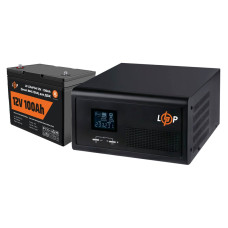 Комплект резервного питания LP (LogicPower) ИБП + литиевая (LiFePO4) батарея (UPS 1500VA + АКБ LiFePO4 1280W)