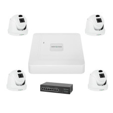 Комплект відеоспостереження на 4 камери GV-IP-K-W70/04 3MP