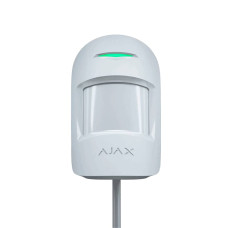 Дротовий датчик руху для приміщень AJAX MotionProtect Plus Fibra (white)