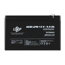 Розпродаж Акумулятор AGM LPM 12V - 9 Ah