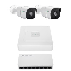 Комплект відеоспостереження на 2 камери GV-IP-K-W97/2 4MP