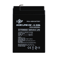 AGM Battery LPM 6V - 4.5 Ah