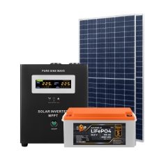 Комплект СЕС 1.4kW АКБ 2.56kWh (літій) 100 Ah Преміум