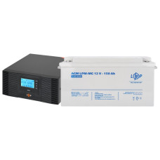 Комплект резервного живлення LP (LogicPower) ДБЖ + мультигелева батарея (UPS B1500 + АКБ MG 1800W)