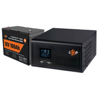 LP (LogicPower) Backup Power Kit for Boiler UPS + Lithium (LiFePO4) Battery (UPS 1000VA + LiFePO4 1280W Battery)