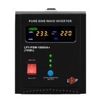 UPS LogicPower LPY-PSW-1000VA+ (700W) 10A/20A Pure Sine Wave 12V