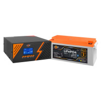 LogicPower B1500 Black backup power system + 2560Wh LiFePO4 battery