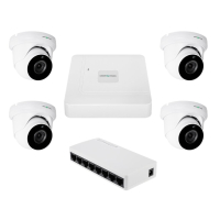 4-Camera Video Surveillance Kit GV-IP-K-W95/4 5MP