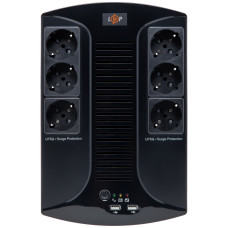 Лінійно-інтерактивне ДБЖ LP 650VA-6PS (455Вт)