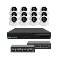 12-camera video surveillance kit GV-IP-K-W84/12 5MP