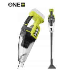 Пилосос акумуляторний Ryobi ONE+ RHV18F-0 18В 34Вт 6.5кПа контейнер 0.6л HEPA11 0.95кг з насадками без АКБ та ЗП