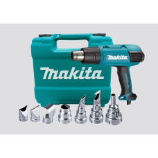 Фен будівельний Makita HG6531CK 2000Вт 50-650°C 200-550л/хв 0.6кг