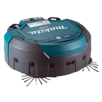 Makita DRC 200 Z LXT 36V (18V+18V) Professional Robotic Vacuum Cleaner up to 500 sq.m, 7.3kg, without battery and charger