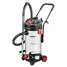 Пилосос професійний GRAPHITE 1500Вт 18кПа контейнер 40л розетка 220В/2000В функція повітродувки колеса IPX4