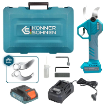 Секатор акумуляторний Konner&Sohnen KS CPS20V-40 CASE 20В акб 1х2А·год d 20-40мм ЗП кейс 1.0кг