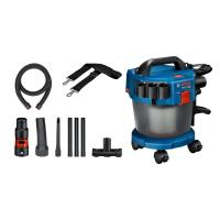 Bosch Professional GAS 18V-10 L 18V 90mBar Cordless Professional Vacuum Cleaner without Battery and Charger