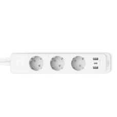Розумний Wi-Fi подовжувач живлення TP-LINK P300 N300 BT 10A 2300W 3xSchuko 2xUSB 3.0 PD QC3.0