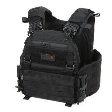 Плитоноска МІЦЬ 3.0 з функцією швидкого скидання Чорна (PLATE CARRIER) МОЛЛІ