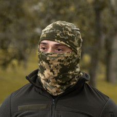 Балаклава флісова Піксель підшоломник МОЛЛІ