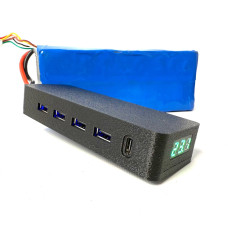 Перехідник 4-USB+type c