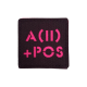 Blood Type Patch Pink 2+