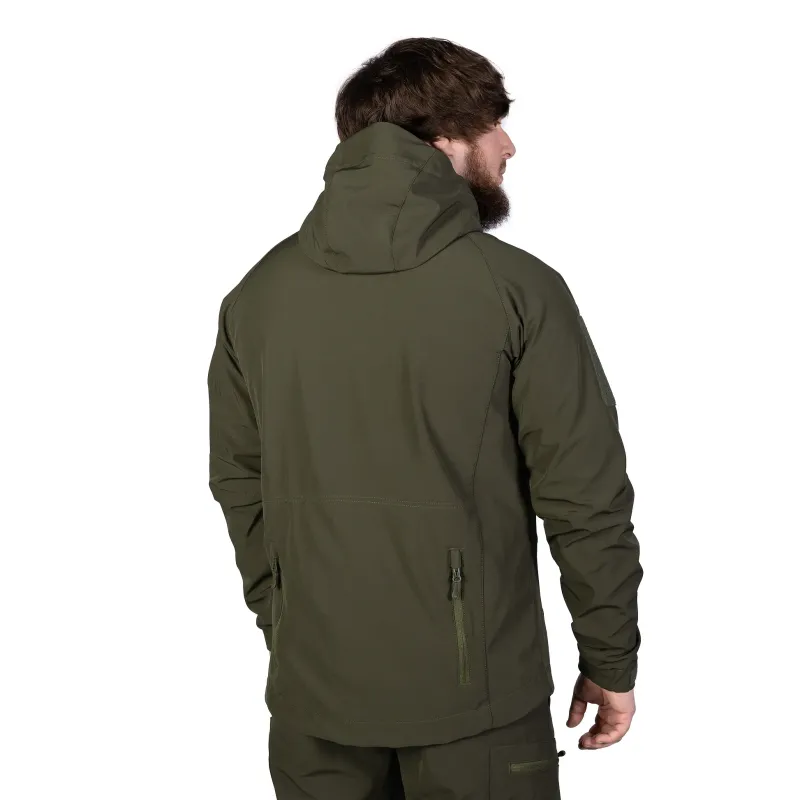 Комплект 2в1 Куртка SoftShell з жилеткою Олива (9755)