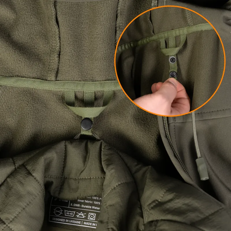 Комплект 2в1 Куртка SoftShell з жилеткою Олива (9755)