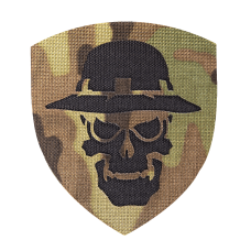 Шеврон Camotec Череп в панамі (7*8) MC