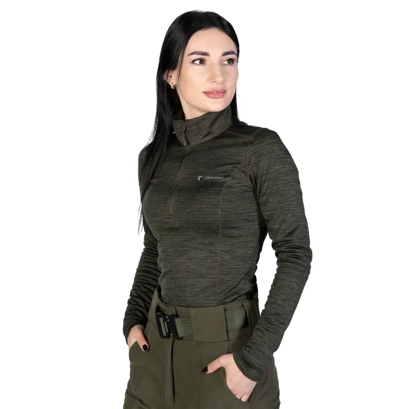 Кофта Pani Hawk Polarheat QS Pro Олива Меланж (9519)