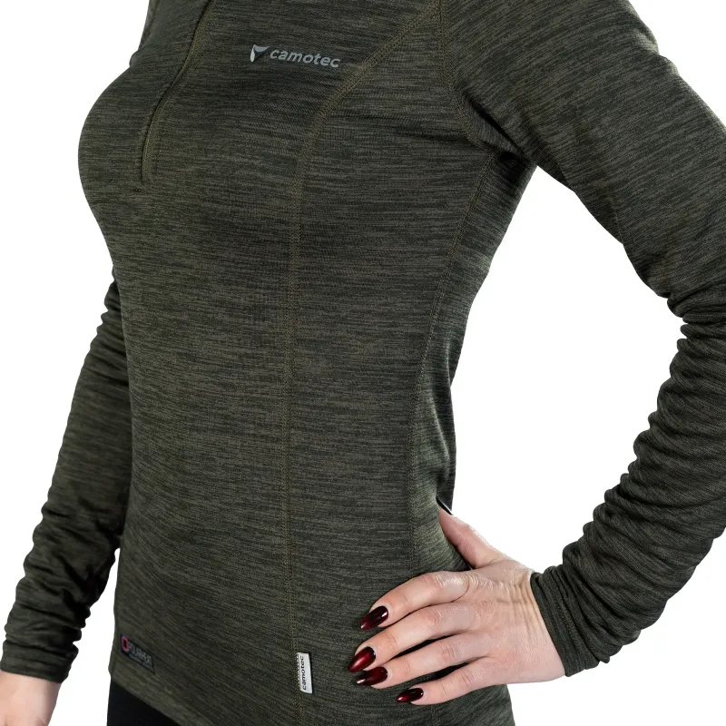 Кофта Pani Hawk Polarheat QS Pro Олива Меланж (9519)
