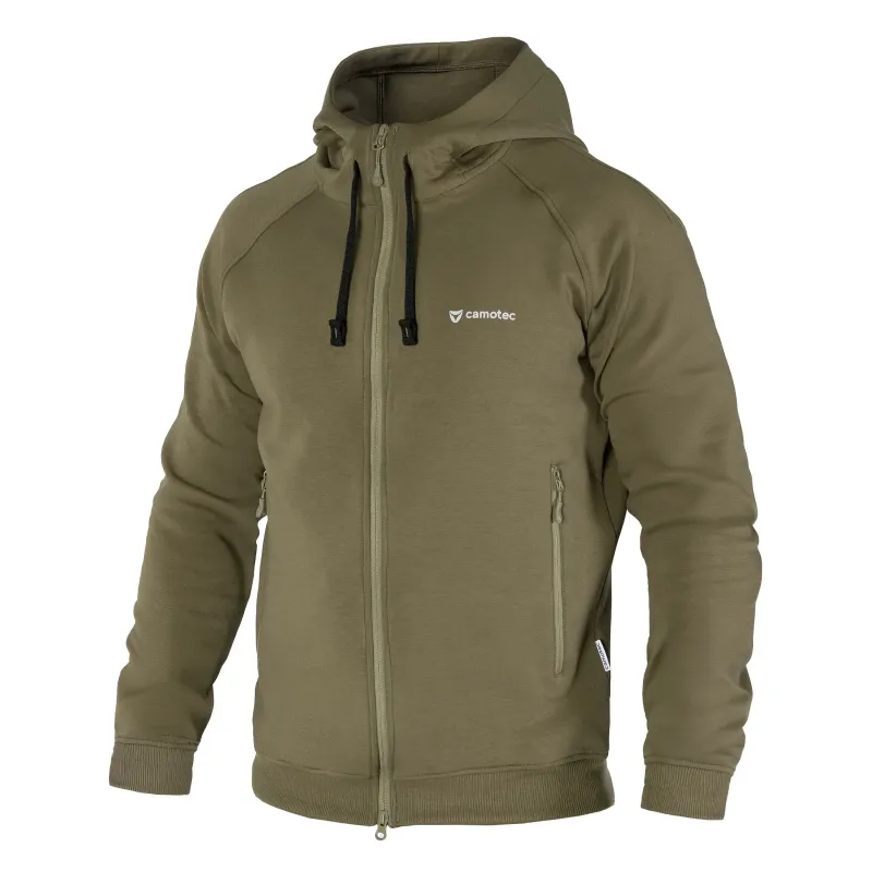 Спортивна кофта FitPro Zip Олива (9608)