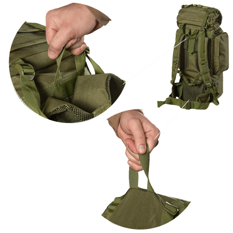Рюкзак BigBag 80L Oxford PVC Олива (8615)