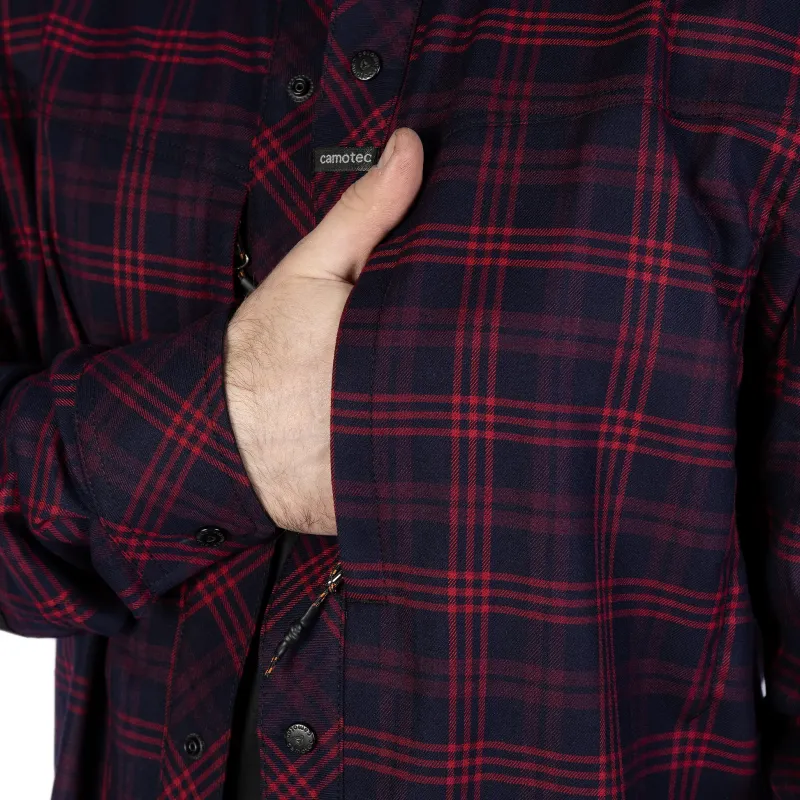 Сорочка "Тайфун" Red/Navy (9579)