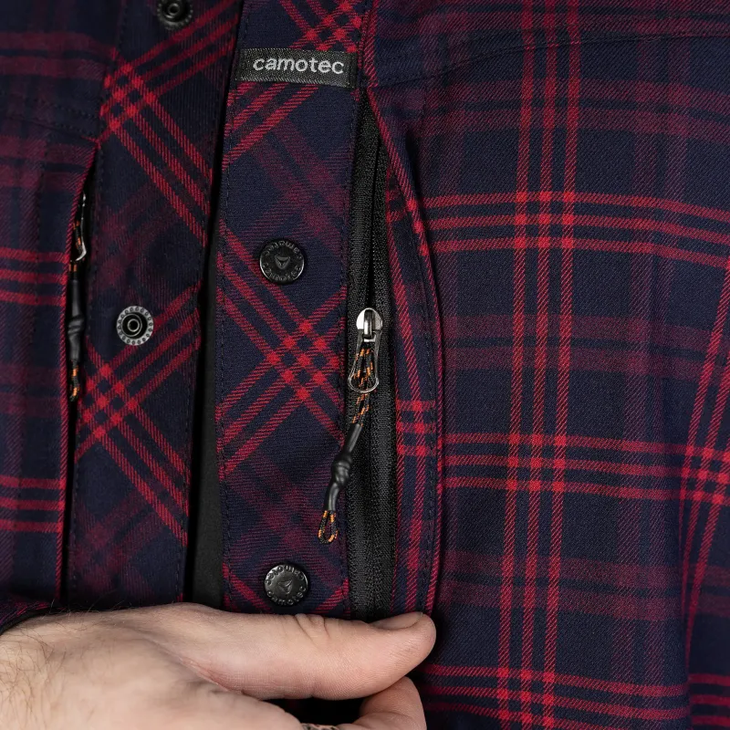 Сорочка "Тайфун" Red/Navy (9579)