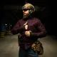 Сорочка "Тайфун" Red/Navy (9579)