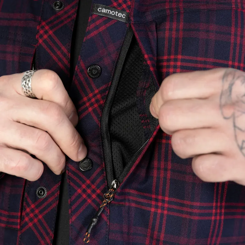 Сорочка "Тайфун" Red/Navy (9579)