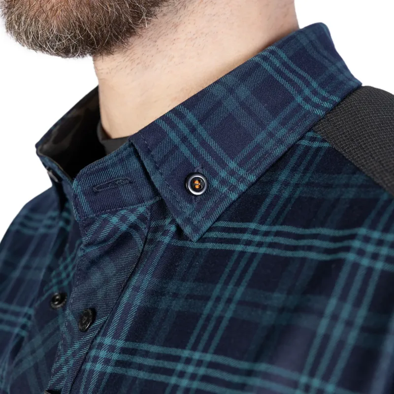 Сорочка "Тайфун" Teal/Navy (9581)