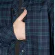 Сорочка "Тайфун" Teal/Navy (9581)