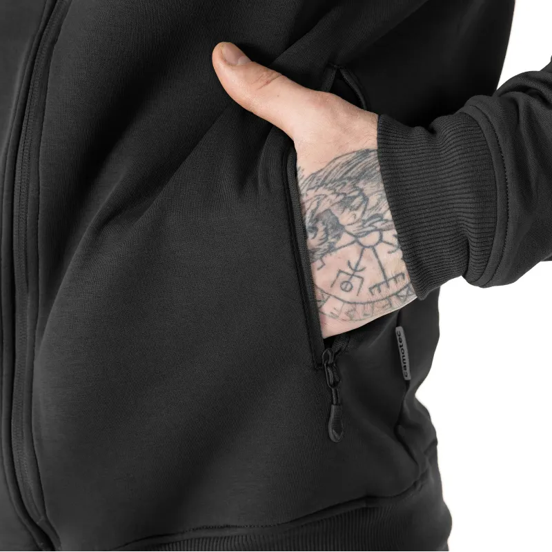 Спортивна кофта FitPro Zip Чорна (9605)