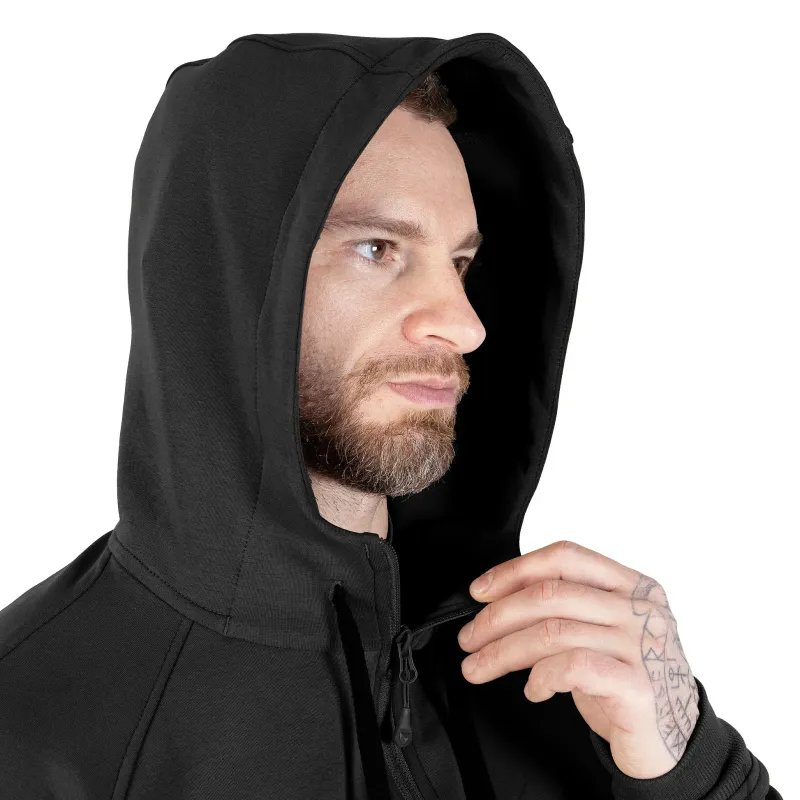 Спортивна кофта FitPro Zip Чорна (9605)