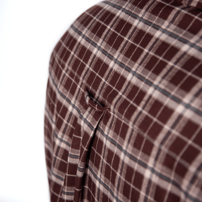 Сорочка “Буревій” Burgundy Check
