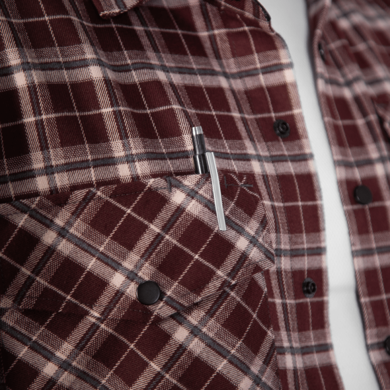 Сорочка “Буревій” Burgundy Check