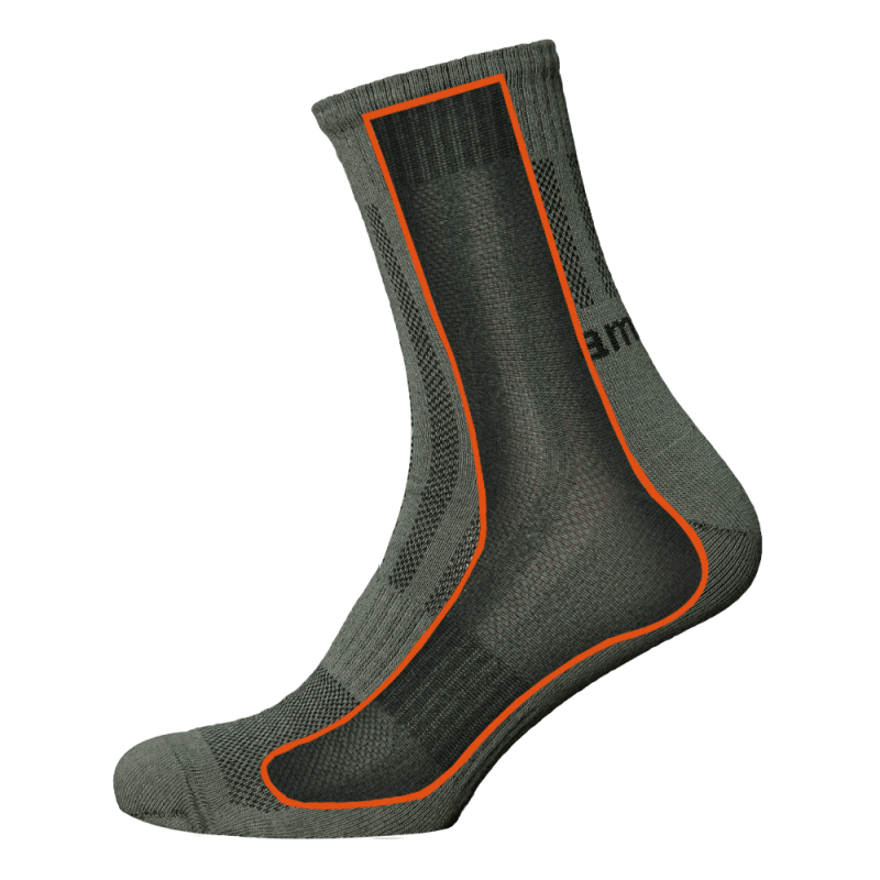 Шкарпетки ShortAir LT Хакі (6681)