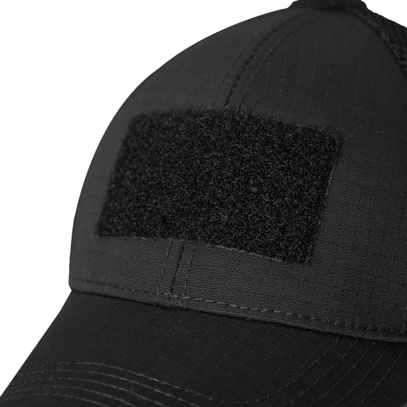 Бейсболка Tactic Mesh Rip-Stop Stretch Чорна (8932)