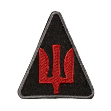 Шеврон ЗСУ ВПС і авіації ППО Чорний (9758)